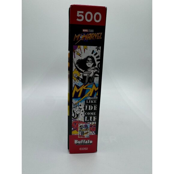 Marvel Ms. Marvel 500 Piece Jigsaw Puzzle by Buffalo Games - NEW, SEALED - Picture 3 of 3